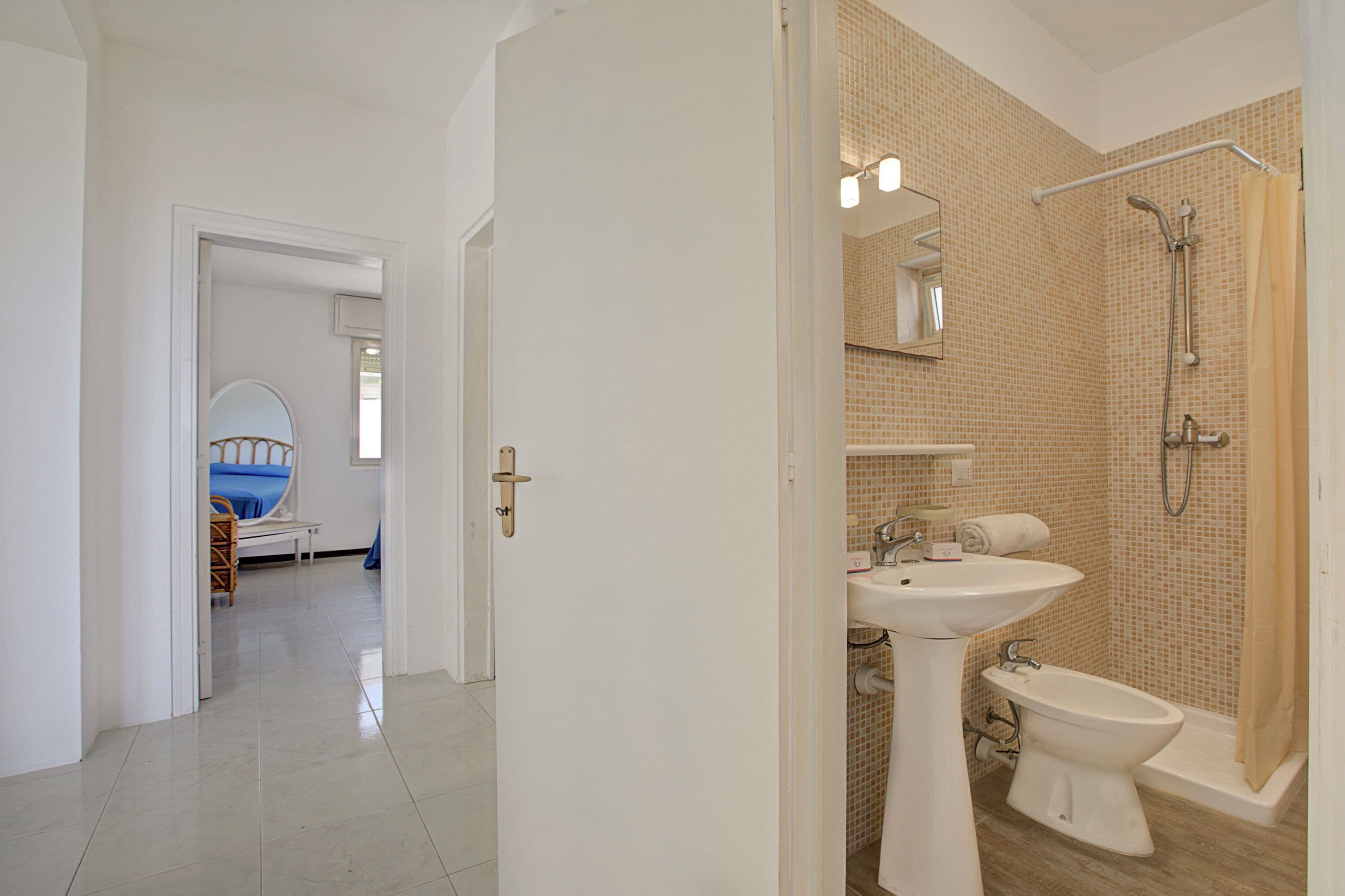 Family House, Multiple Bedrooms, 2 Bathrooms (Villa Dei Fanti On The Sandy Beach) | Bathroom | Shower, hair dryer, bidet, towels