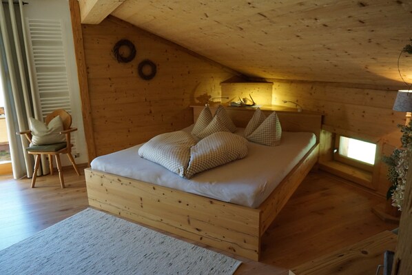 1 makuuhuone, vuodevaatteet