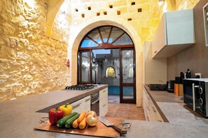 Family House, Multiple Bedrooms (Mixel Gozitan Villa and Pool) | Private kitchen - Mixel Gozitan Villa and Pool (Sannat)