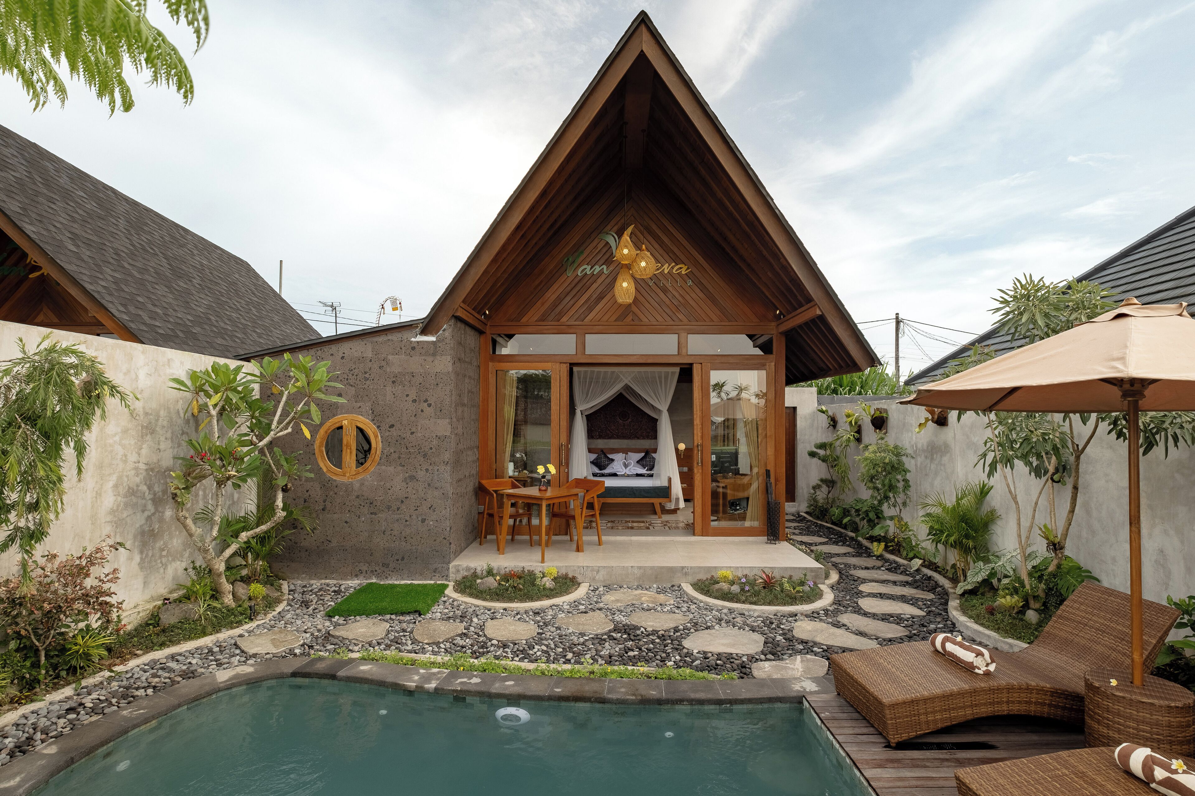 One Bedroom Wooden Pool Villa | Private pool