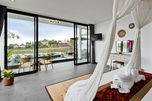 Vila | 1 kamar tidur, minibar, Wi-Fi gratis, dan seprai linen