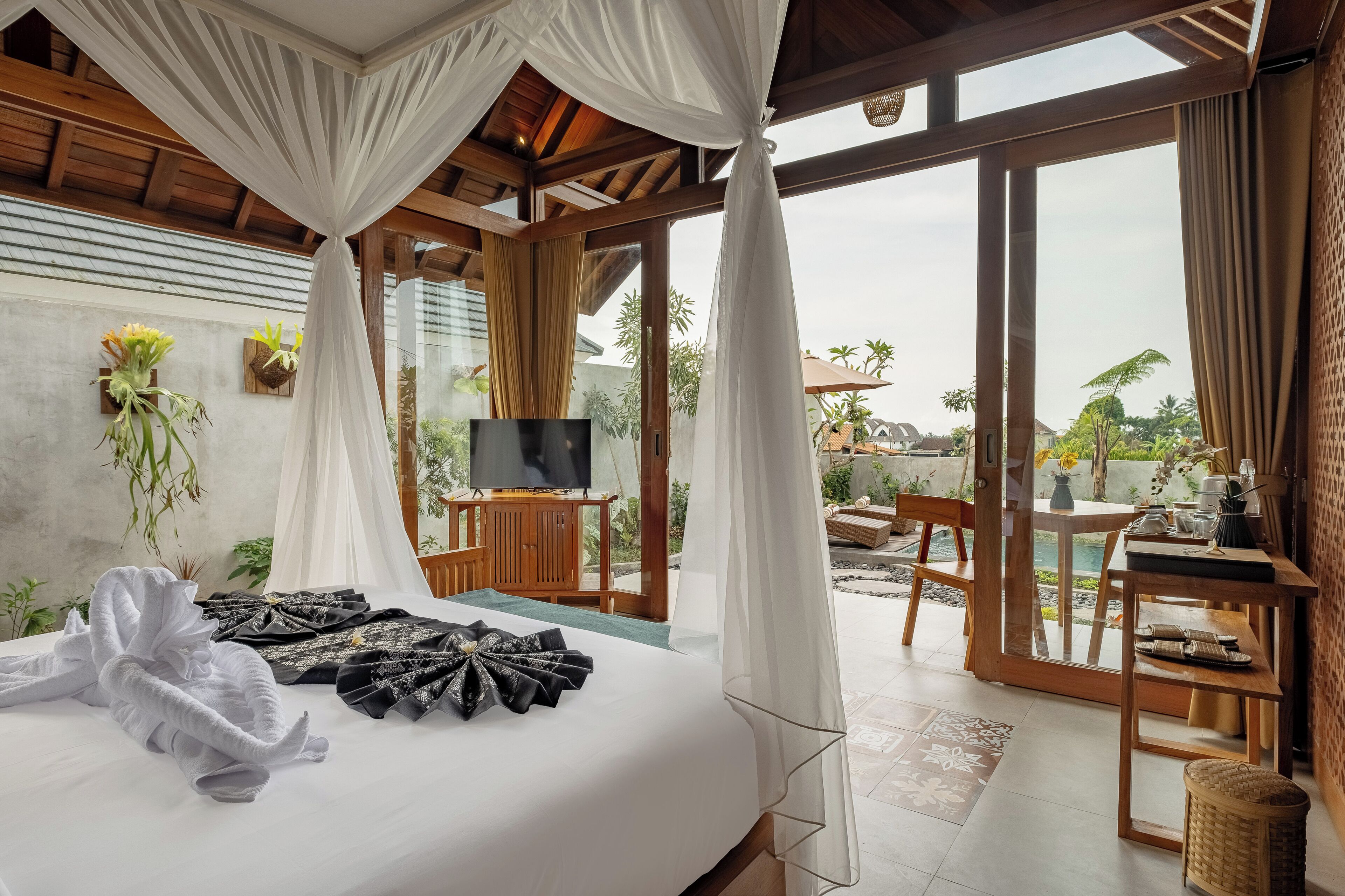 One Bedroom Wooden Pool Villa | 1 bedroom, minibar, free WiFi, bed sheets