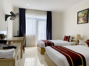 Standard-Zweibettzimmer | Blick vom Balkon