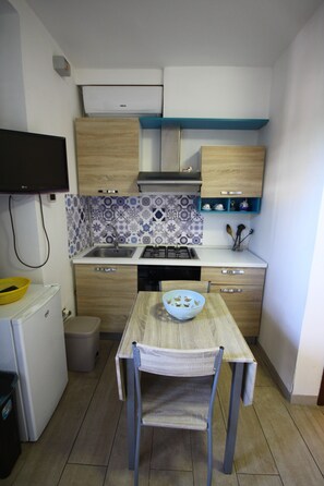 Studio Classique, patio, vue cour intérieure | Cuisine privée
