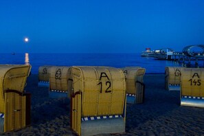 En la playa 