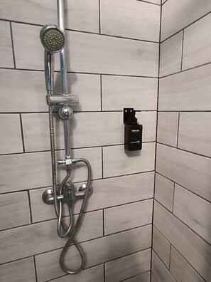 Hair dryer, towels