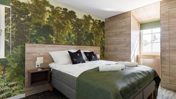 6 habitaciones, cuna de viaje, wifi gratis y ropa de cama