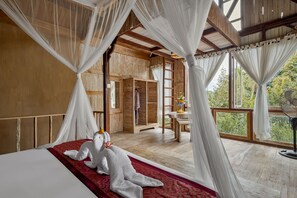 Biệt thự, quang cảnh vườn | Minibar, bàn, truy cập Internet không dây miễn phí, bộ trải giường 