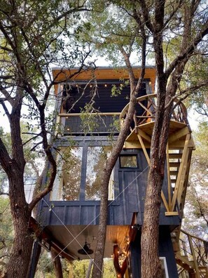 Property grounds - Leaf Treehouse at HoneyTree (Fredericksburg)