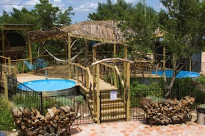 Pool - Blue Sage No. 8 - The Diagonal Treehome (Fredericksburg)