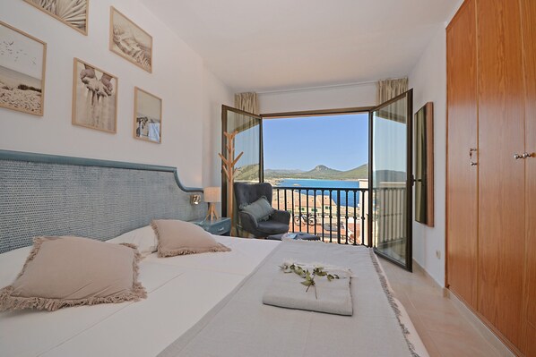 1 bedroom, iron/ironing board, free WiFi, bed sheets - Perleta - Apartment with sea views and communal pool in Mallorca (Capdepera)