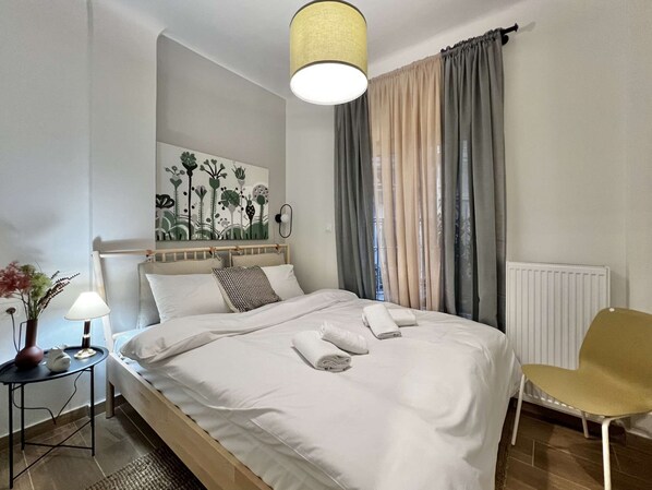 1 soverom, skrivebord, strykejern/-brett og wi-fi