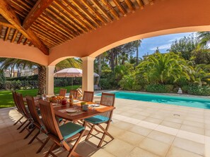 Outdoor dining - Vacation home Indigo by Interhome (Grimaud)