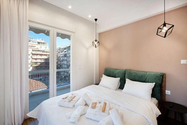 2 soveværelser, skrivebord, strygejern/strygebræt, Wi-Fi