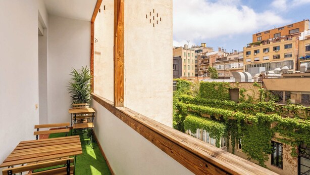 Outdoor dining - Paseo de Gracia modern 4BD with Terrace (Barcelona)