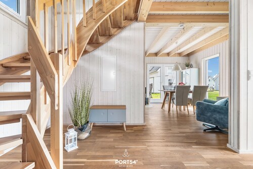 Tüddis Huus - Infrarot-Sauna, Badewanne, Dusche, Terrasse, Grill, PKW-Stellplatz