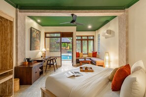 Premium Room, Pool View | Minibar, desk, free WiFi, bed sheets - Semana Residences by Cove (Ubud)