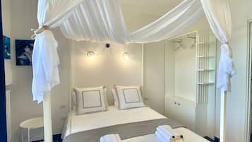 1 habitación, ropa de cama hipoalergénica y cubrecamas