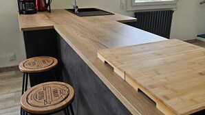 Kaffetrakter/tekoker, kjøleskap, mikrobølgeovn og ovn