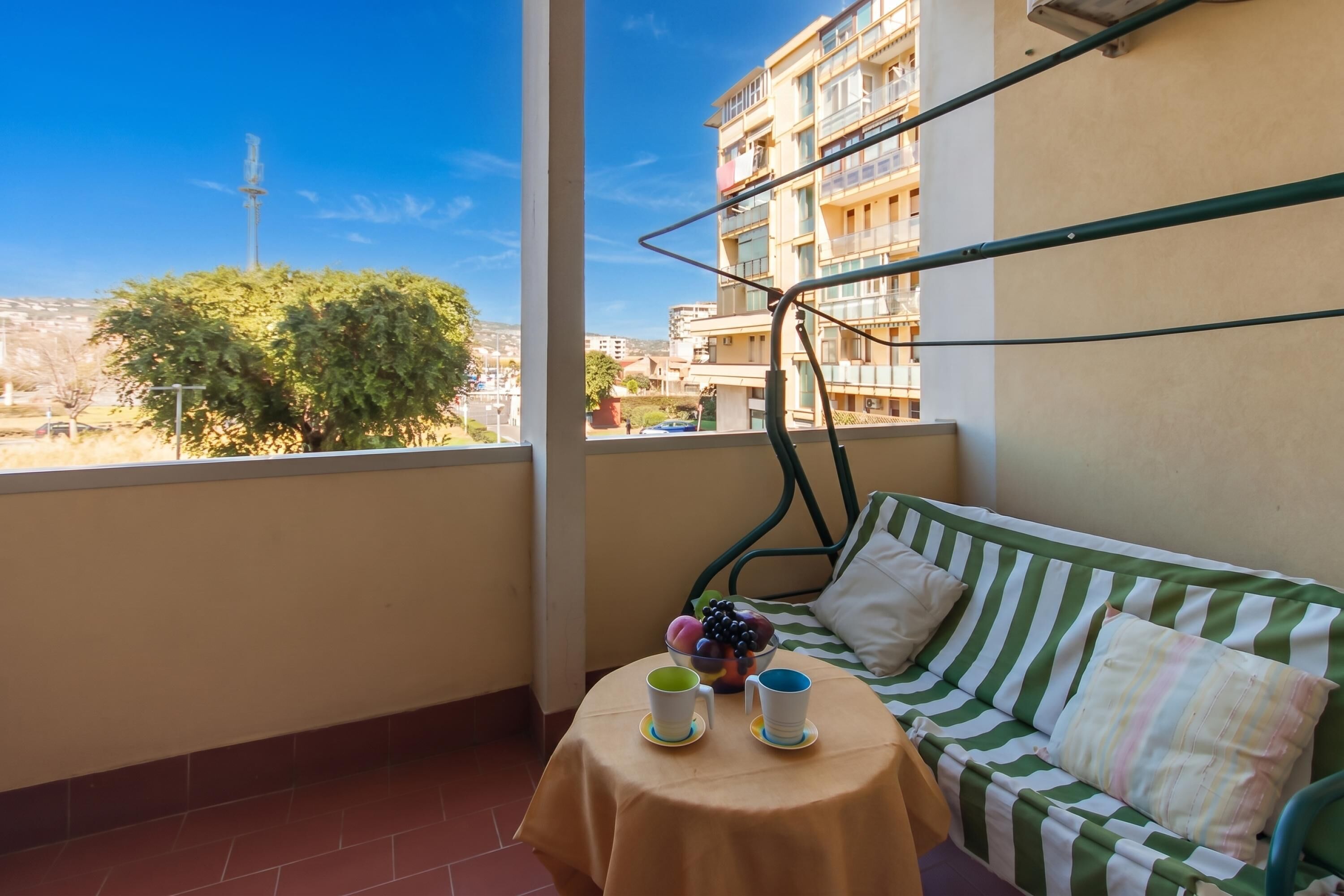 Family Apartment, Multiple Bedrooms (Happy Apartment Nettuno Close To Sea) | Balcony