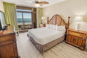3 bedrooms, WiFi, bed sheets - Unplug in Comfort: 3-Bedroom Oceanfront Condo (North Myrtle Beach)