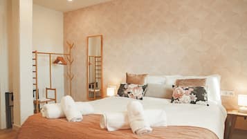 1 slaapkamer, een strijkplank/strijkijzer, reisbedje, wifi