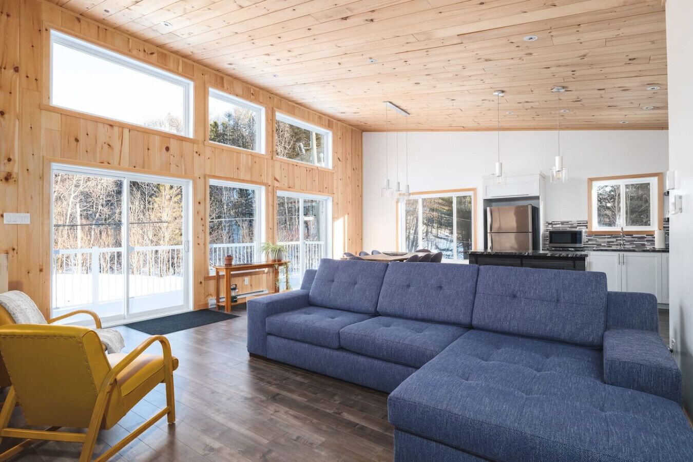 Télévision, cheminée, livres, espaces bureaux