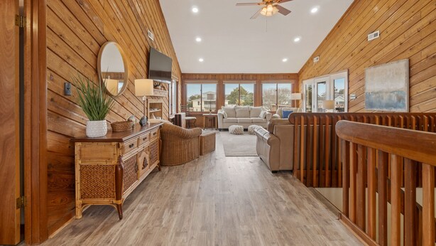 Smart TV, fireplace, DVD player - Book Acadian Bay | Sandbridge Vacation Rental (VIRGINIA BEACH)