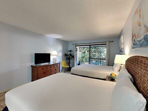 1 dormitorio, tabla de planchar con plancha, wifi y ropa de cama