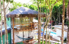 Terrace/patio - Pousada Casa de Sapê (Porto Seguro)