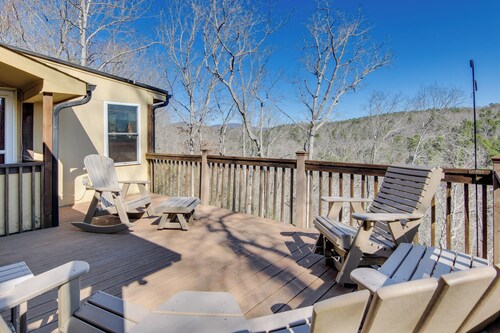 Furnished Deck + Mtn Views: Rutherfordton Home
