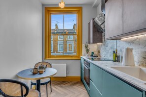 Spiseområde på rommet