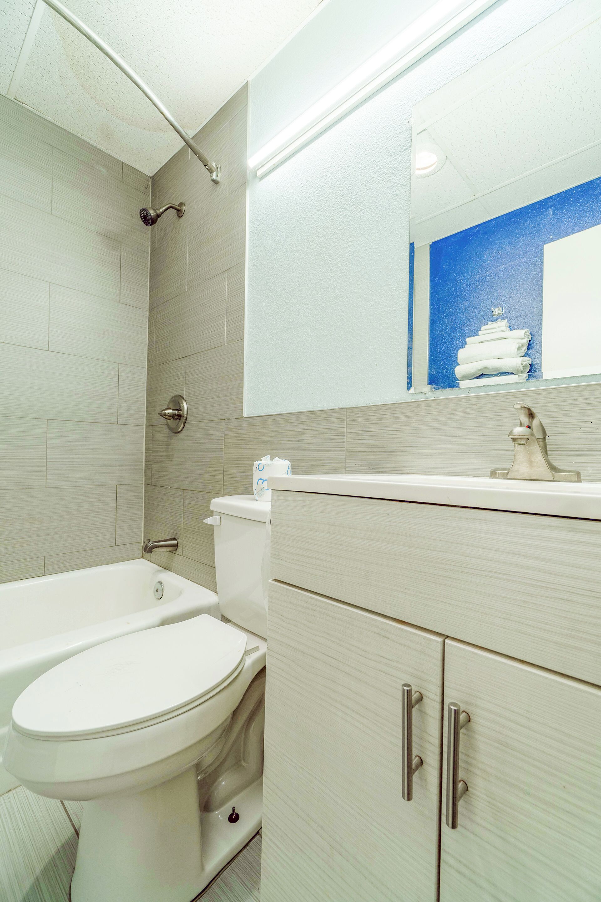 Free toiletries, towels