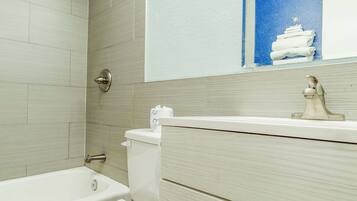 Free toiletries, towels