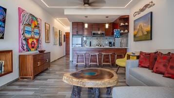 Condo, 1 habitación | Área de sala de estar