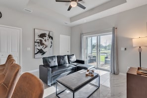 Living area - Serene Golf View Retreat 3 Bedroom Duplex by RedAwning (Lehigh Acres)