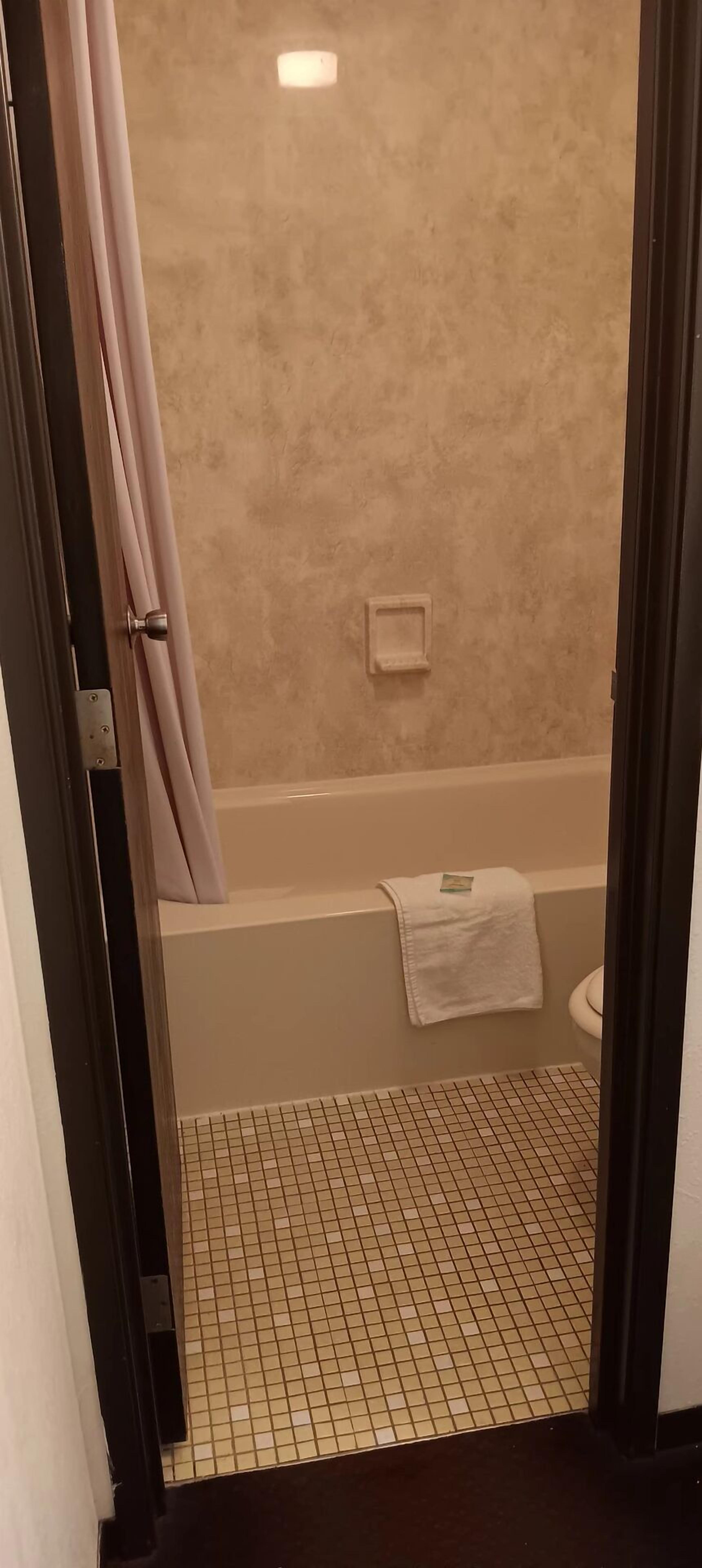Standard Room, 1 Single Bed | Bathroom | Shower, free toiletries, hair dryer, towels