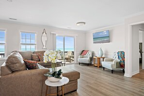 Smart TV, ping pong - Refurbished Oceanfront 7BR w/ Hot Tub, Game Room & Spacious Gathering Areas (Emerald Isle)