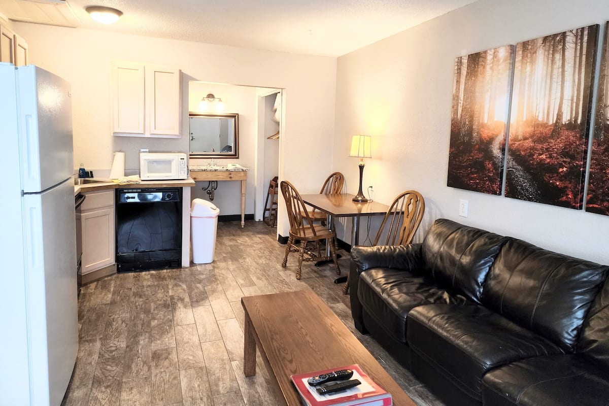 Family Suite | Living area | 40-inch Smart TV with digital channels, streaming services