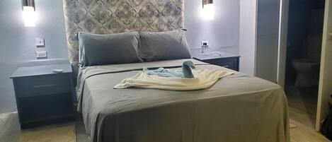 1 makuuhuone, tallelokero huoneessa, silitysrauta/-lauta, ilmainen Wi-Fi