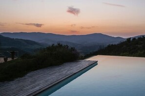 Una piscina riscaldata