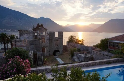 Dobrota, View, Pool, Luxury, Sea