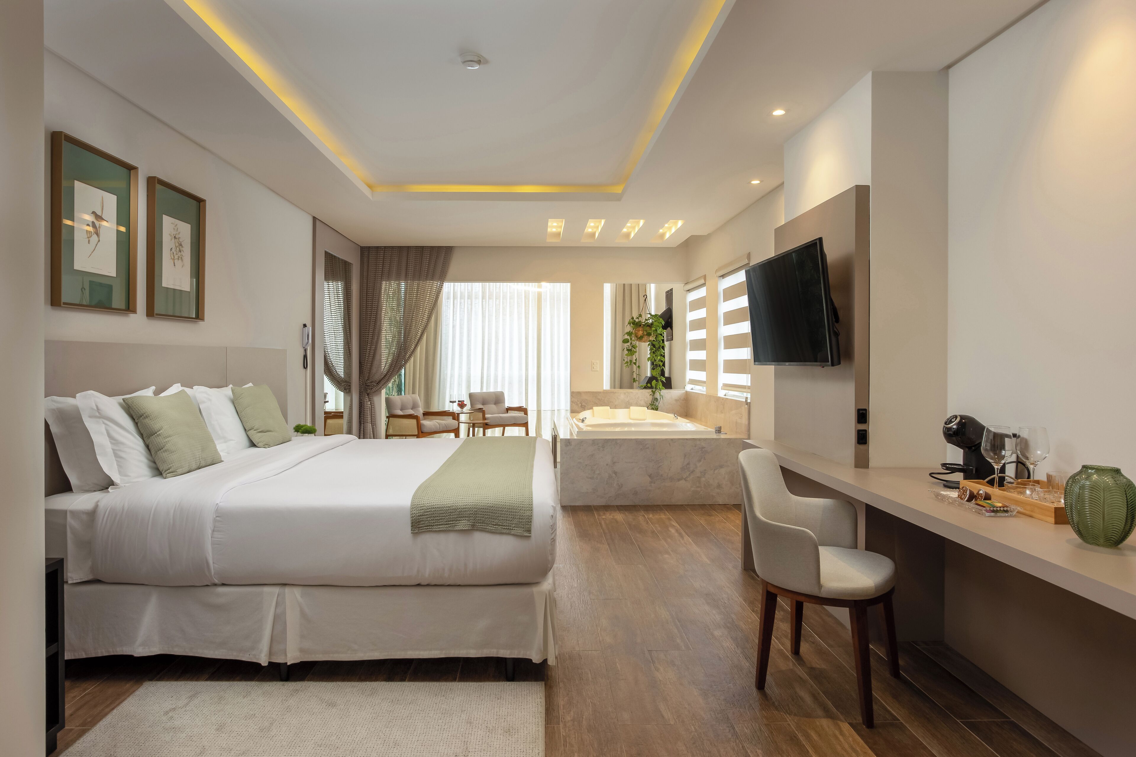 In-room safe, blackout drapes, soundproofing, iron/ironing board