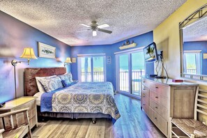 Appartement, 1 kingsize bed met slaapbank (Land's End 7-204 Beach Front) | 2 slaapkamers, wifi