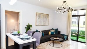 Toetasjesleilighet – deluxe | Oppholdsområde