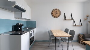 Coffee/tea maker, fridge, microwave, oven - Pretty ski nest in the city center (Gérardmer)