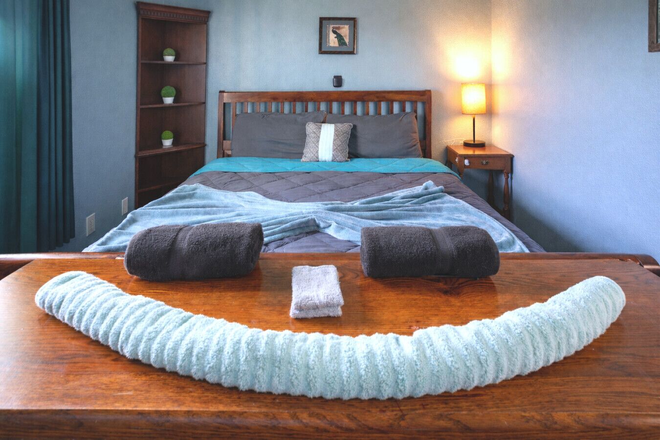 4 Schlafzimmer, Schreibtisch, Bügeleisen/Bügelbrett, Reisekinderbett