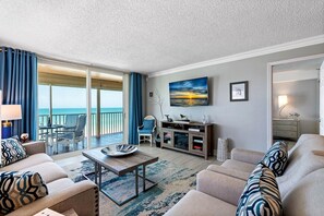 Condo, Multiple Beds (Sand Castle II #2601 - Premier) | Living area - Sand Castle II #601 - Premier (Indian Shores)