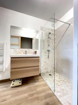 Bathroom - Spacieux T2 + Parking à 5 min D'aix (Laval)