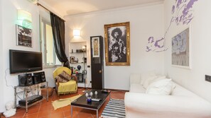 TV, DVD player, stereo